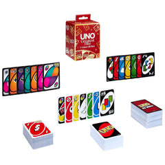 Mattel Games UNO Greatest Hits Gift Pack with 3 Card Games, UNO, UNO Flip & UNO Show em No Mercy for Kids, Teens, Grown-Ups & Family Nights & Parties