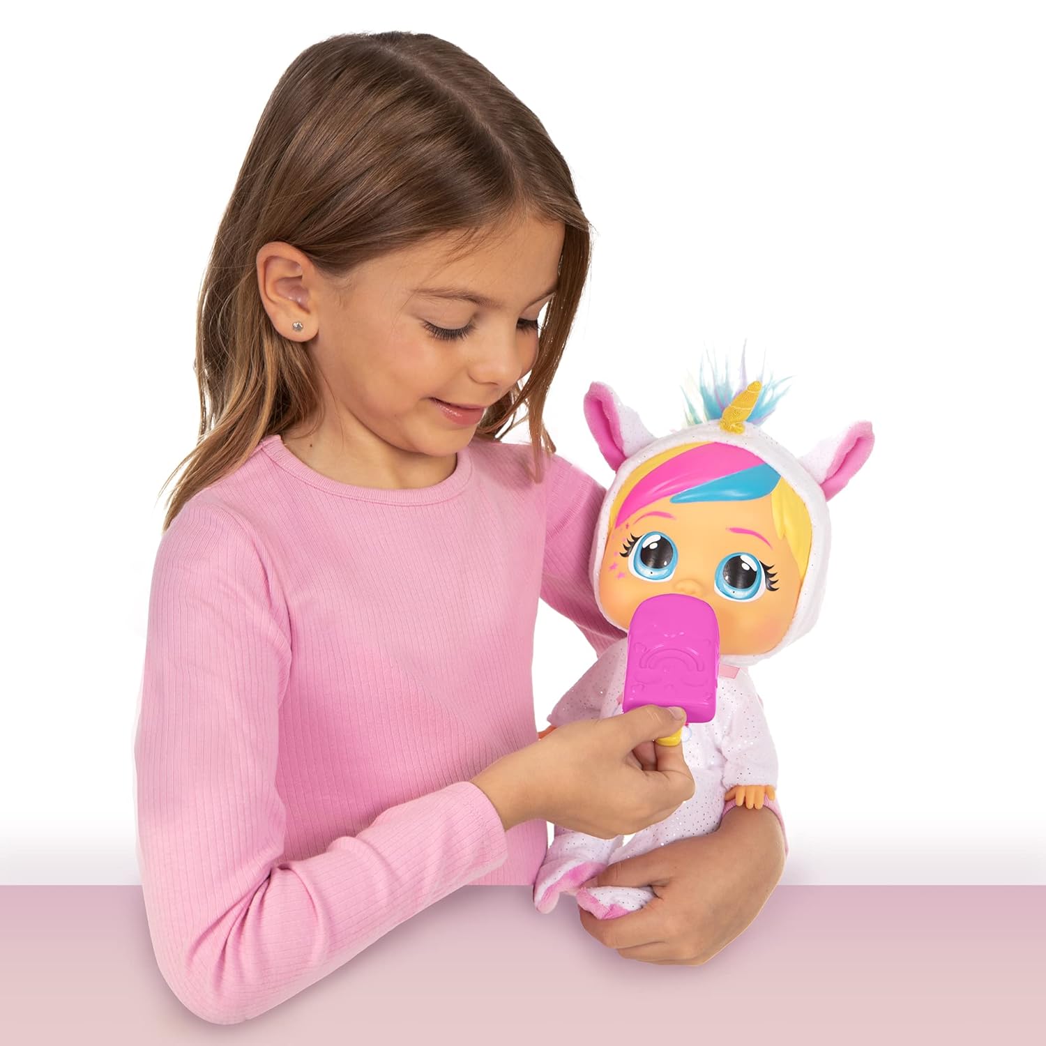 Cry Babies 11'' Loving Care Fantasy Dreamy Doll With Tears And Sounds Feature For Baby And Toddlers Ages 18 Months And Up