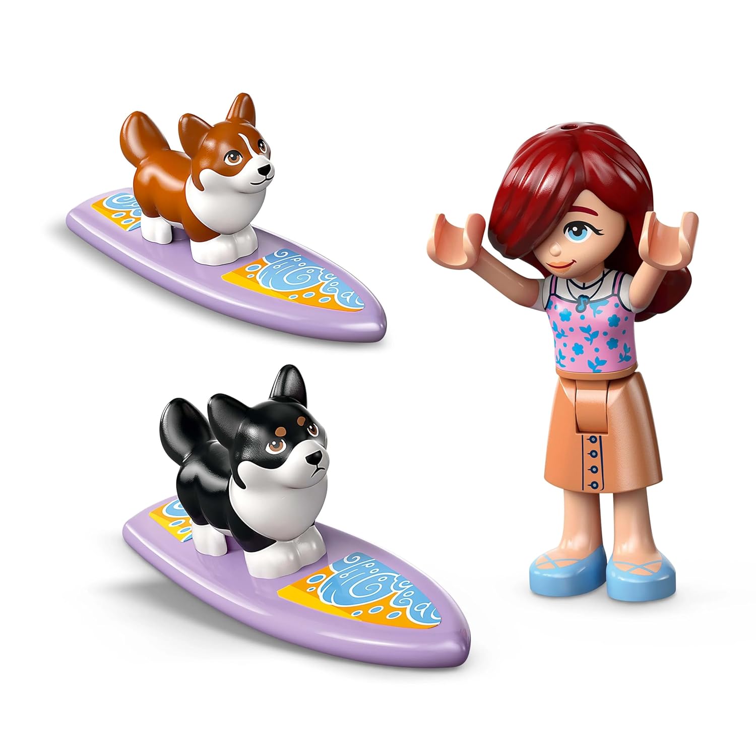 LEGO Friends Surfing Dogs and Scooter Adventure Building Kit For Ages 6+