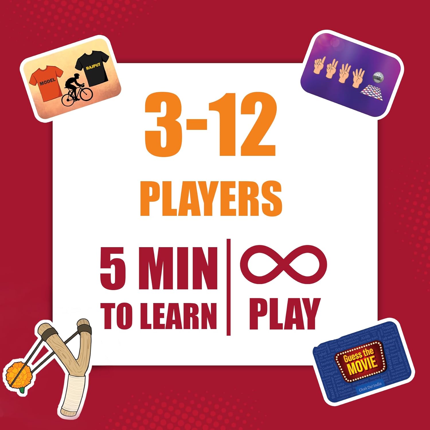 Gouda Games Bollywood Battle Trivia & Guessing Card Game For Ages 14+