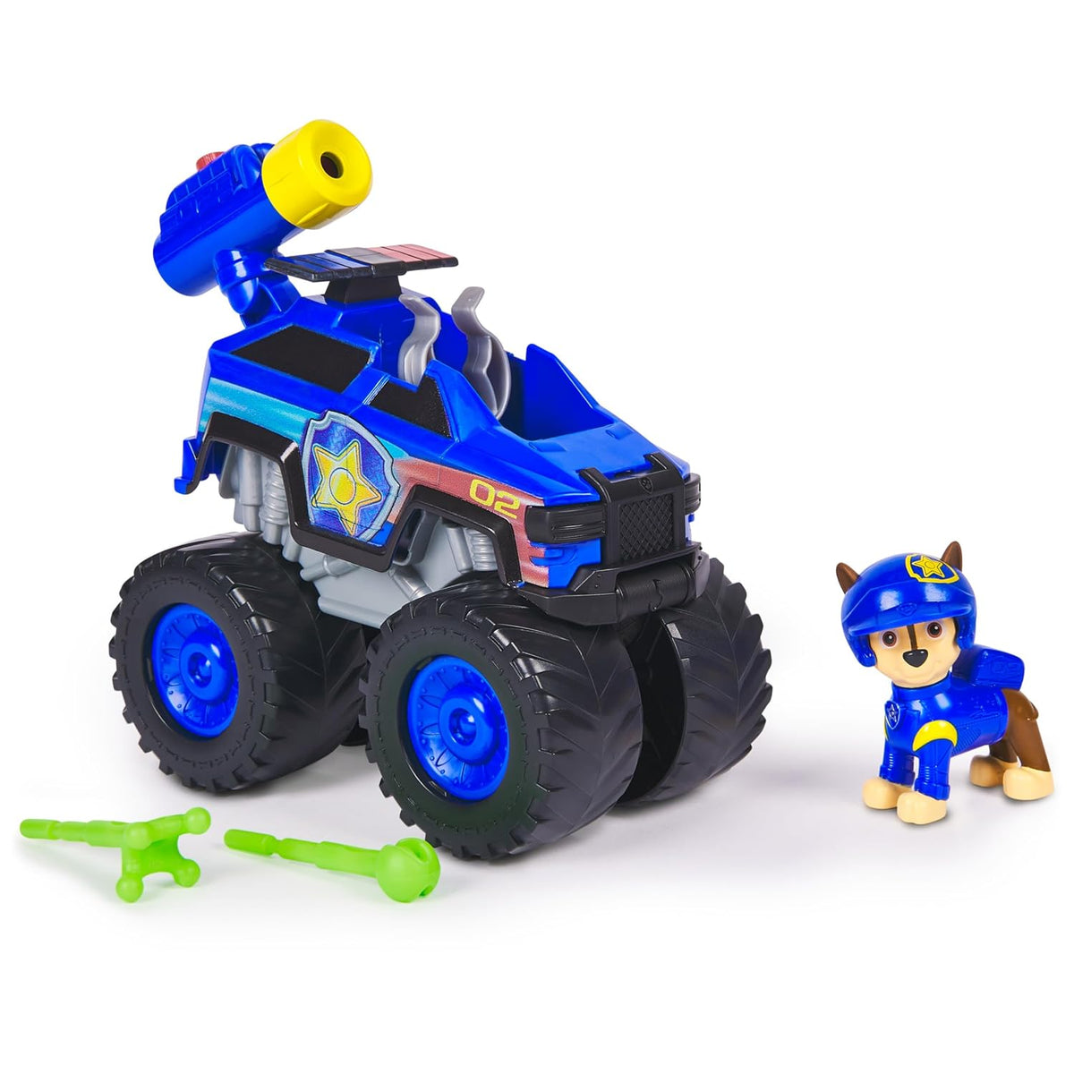 Paw Patrol Chase Rescue Wheels - Collectable Action Car Figure For Kids 3 Years and Above
