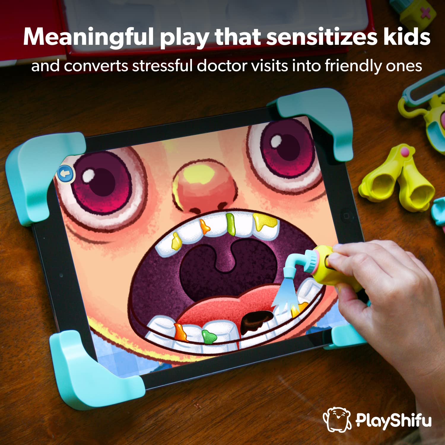PlayShifu Tacto Doctor - Interactive STEM Pretend Play with Real Learning Game for Kids Ages 4 Years & Up (Tablet Not Included)