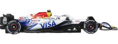 Hot Wheels Race Team Visa Cash App Racing Bulls F1 Team (#30) 1:64 Scale Premium Die-Cast Formula 1 Collectible Toy Race Car with Real Riders Tires & Metal/Metal Body & Chassis for Collectors