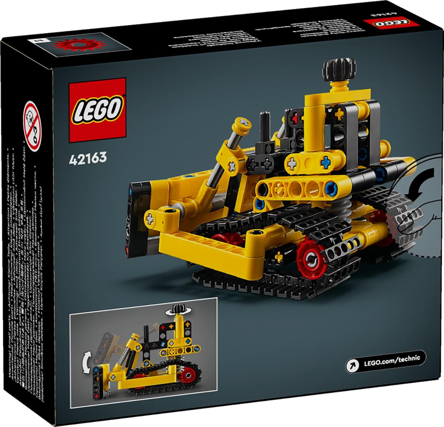 LEGO Technic Heavy-Duty Bulldozer Set Building Kit for Ages 7+