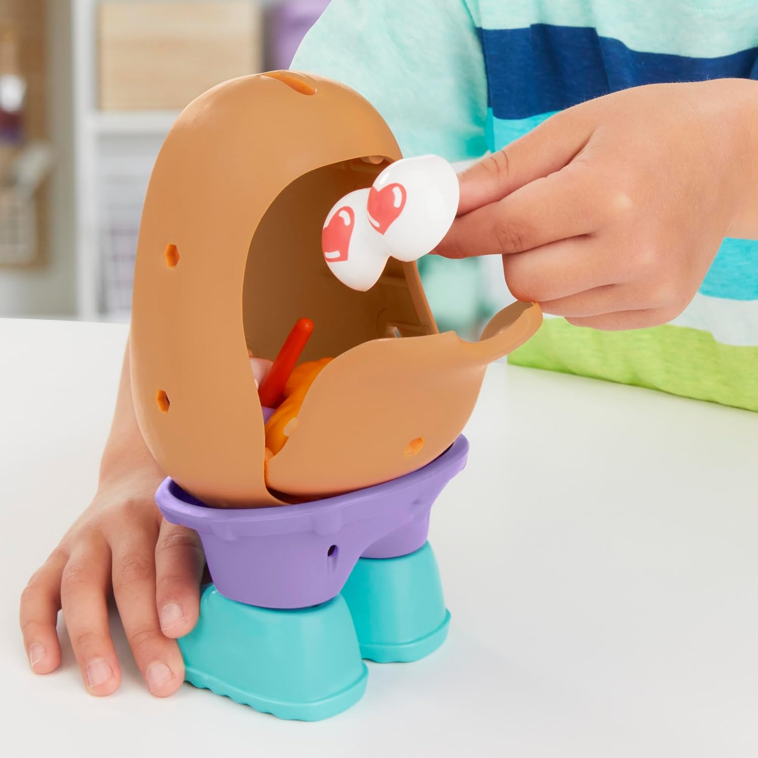 POTATO HEAD Express Yourspud Playset with 1 Potato Body and 32 Accessories, Creative Toddler and Preschool Toys for Kids Ages 2+