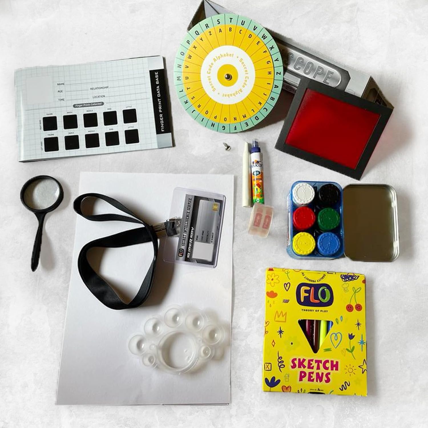 FLO Toys Super Spy Kit Science Kit For Kids Ages 8+