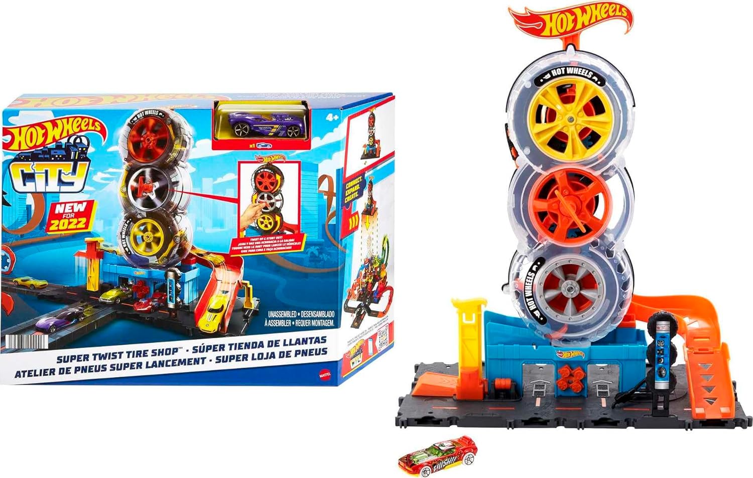 Pista De Manobras Hot Wheels City Super Loja De Pneus Mattel R$ 380 em Santos - São Paulo Pista De Manobras Hot Wheels City Super Loja De Pneus Mattel R$ 380 em Santos - São Paulo