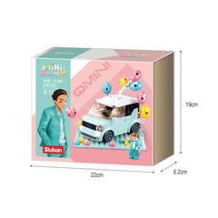 Sluban Mini Handcraft-Mini Car Building Blocks For Ages 8+