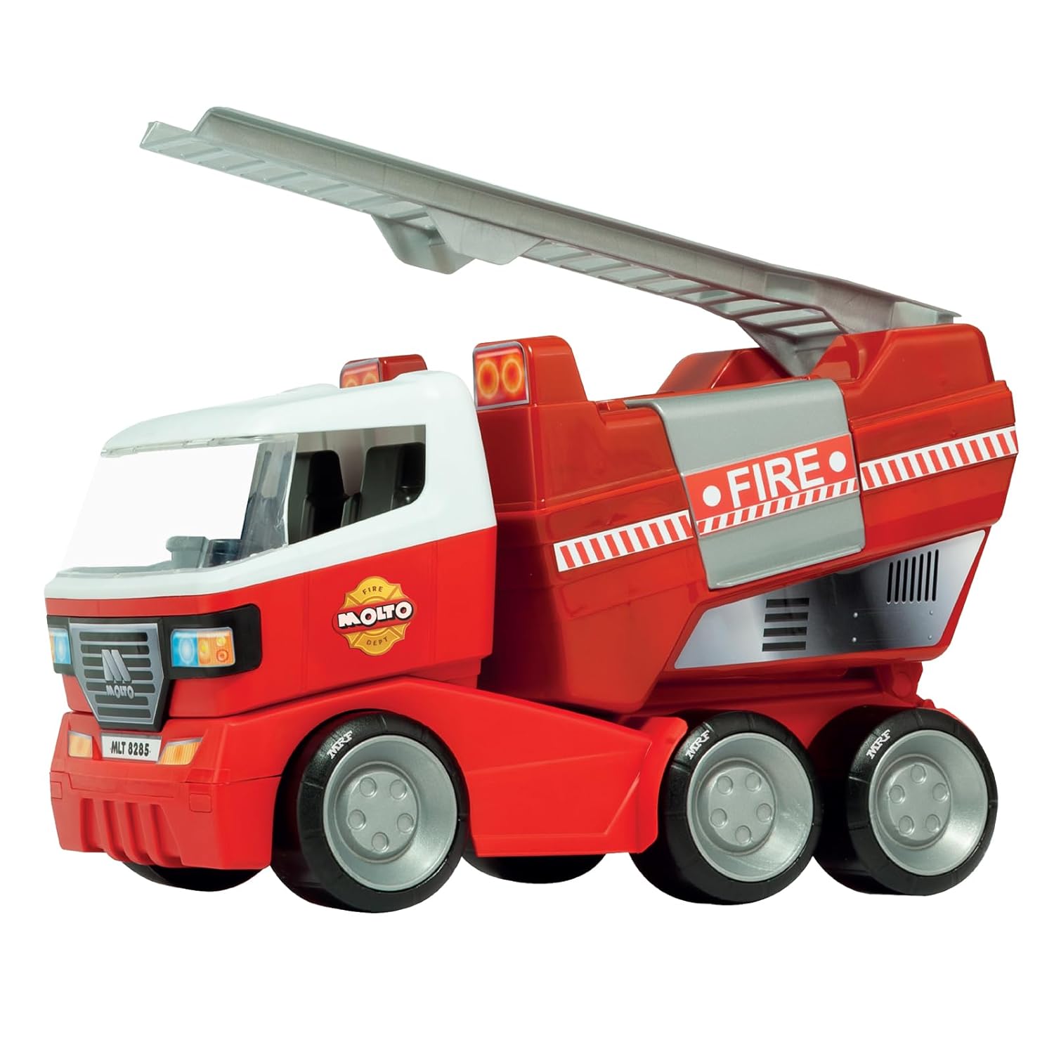 Funskool MOLTO Fire Truck, Toy Truck, Nesting & Stackable Toy for Kids Ages 2 Years & Up