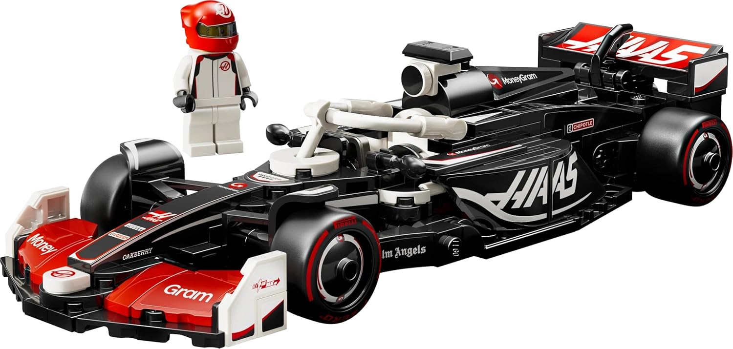 LEGO Speed Champions MoneyGram Haas F1 Team VF-24 Race Car Building Kit For Ages 10+