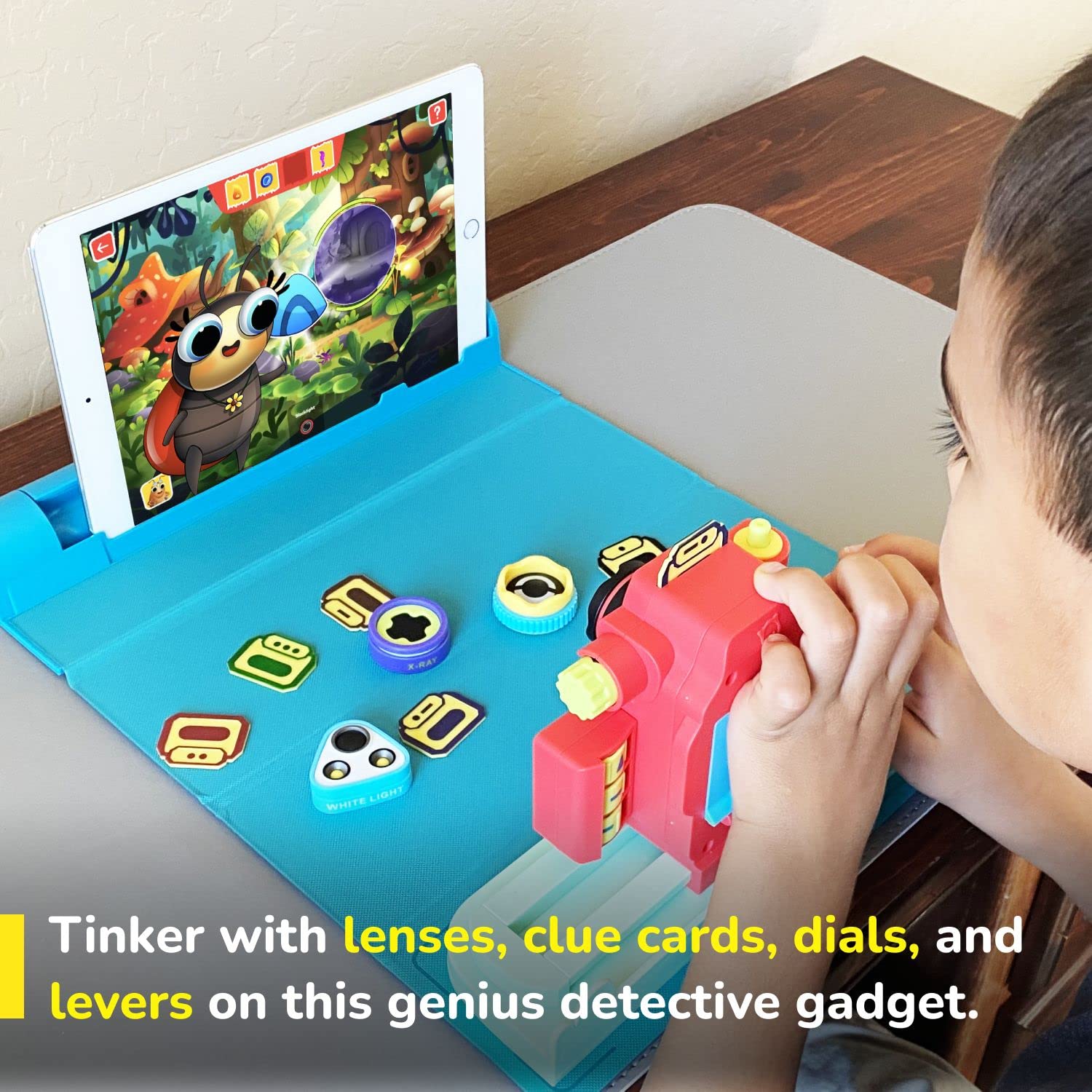 PlayShifu Plugo Detective - Interactive STEM Spy Kit for Kids Ages 4 Years & Up (App Based, Device Not Included)