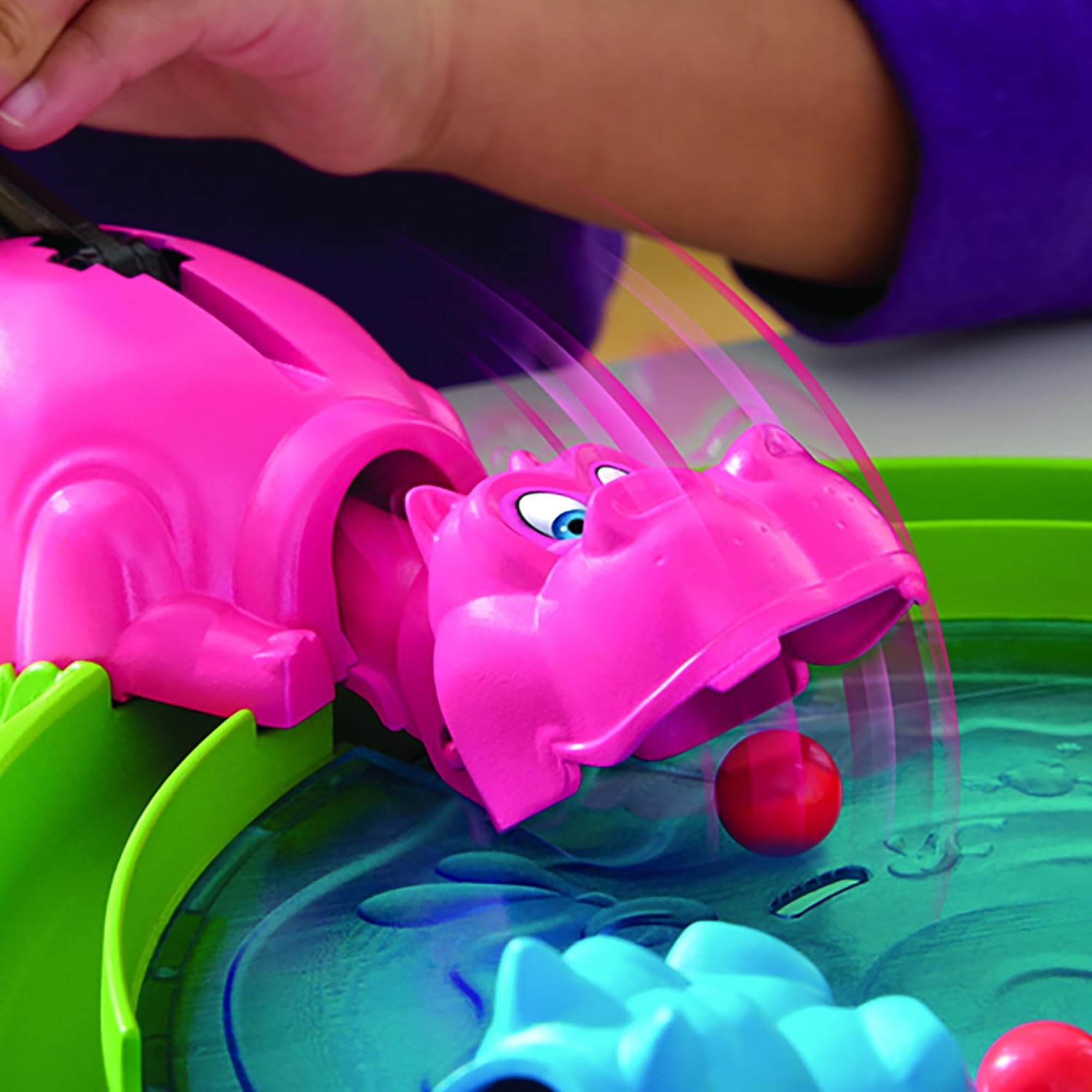 Hasbro Gaming Hungry Hippos Refresh 2 to 4 Players Board Game For Ages 4+