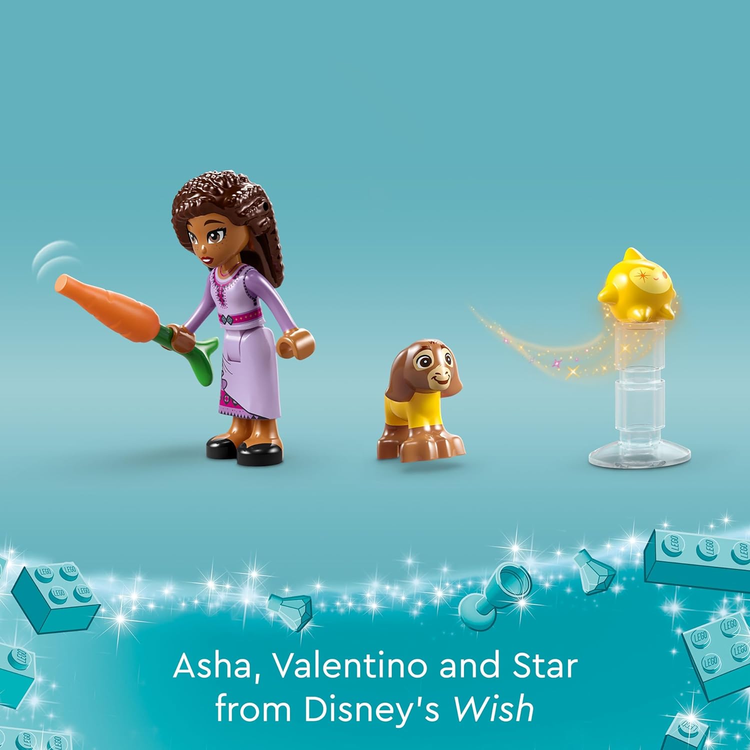 LEGO Disney Asha in The City of Rosas Building Kit for Ages 6+