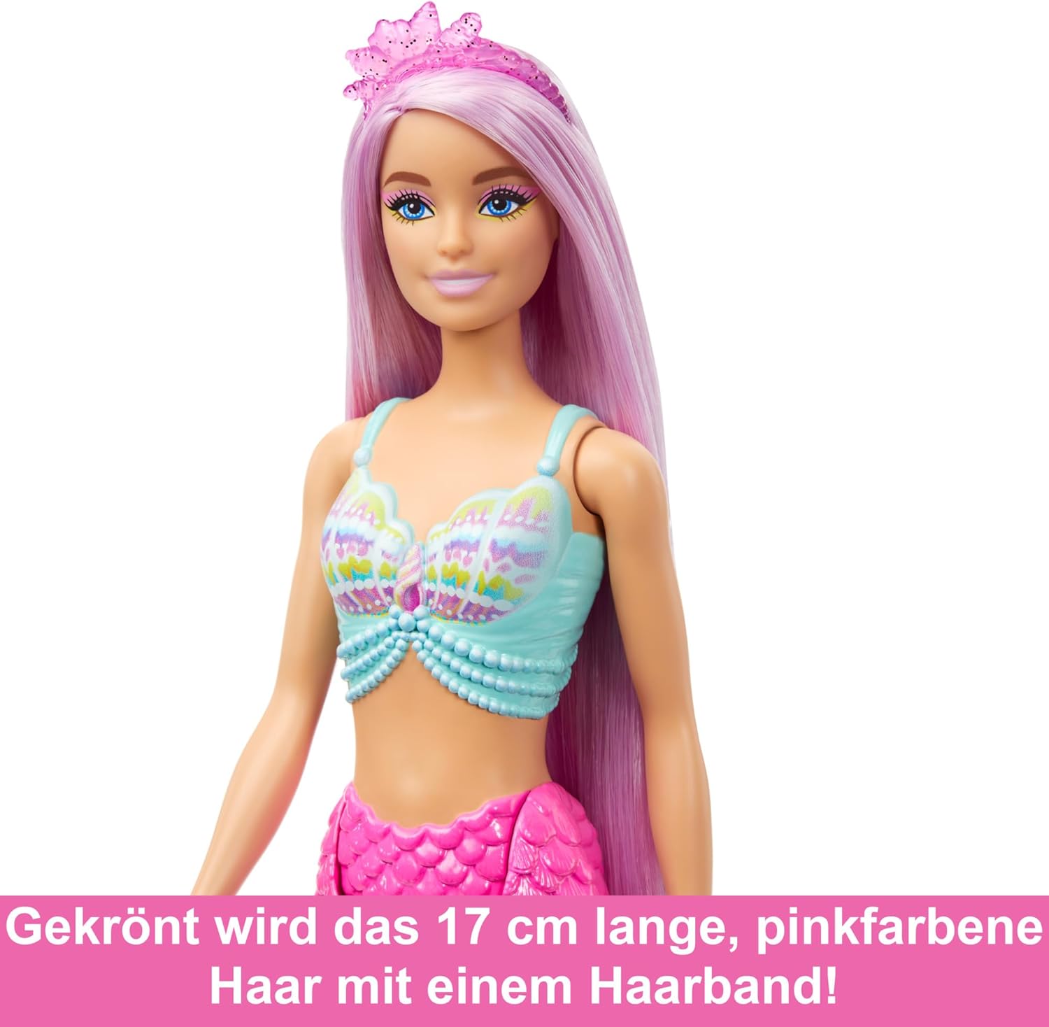 Barbie Mermaid Doll With 7-inch-Long Fantasy Hair & Accessories For Styling Play For Kids Ages 3+