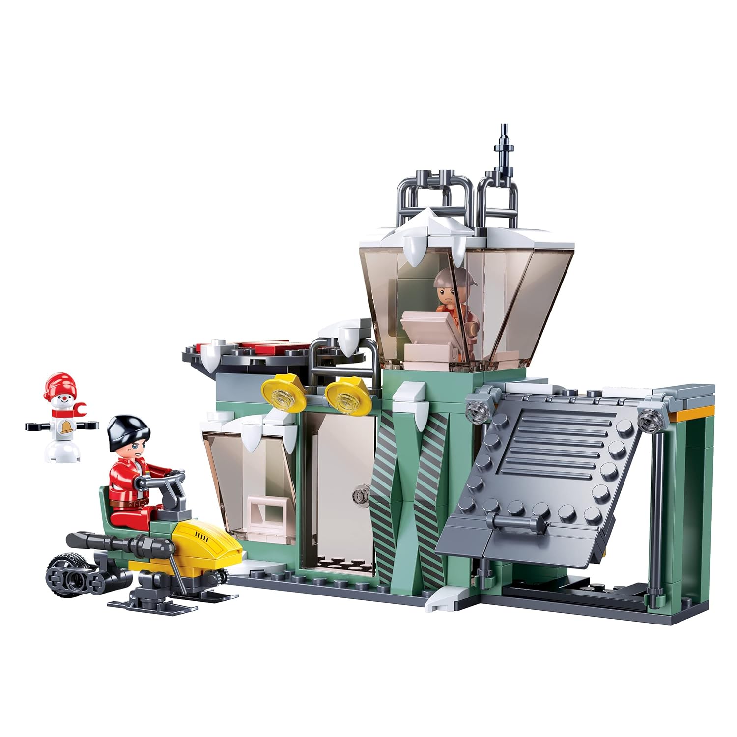 Sluban Town Snowfield Rescue Base Building Blocks For Ages 6+