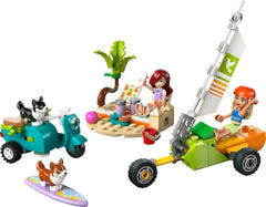 LEGO Friends Surfing Dogs and Scooter Adventure Building Kit For Ages 6+