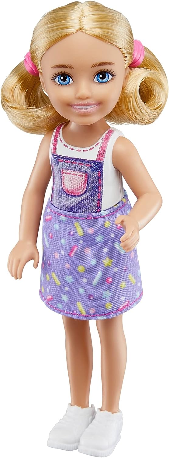 Barbie Chelsea World Chelsea Doll with Baking Kitchen Accessories & Playset for Kids Ages 3+
