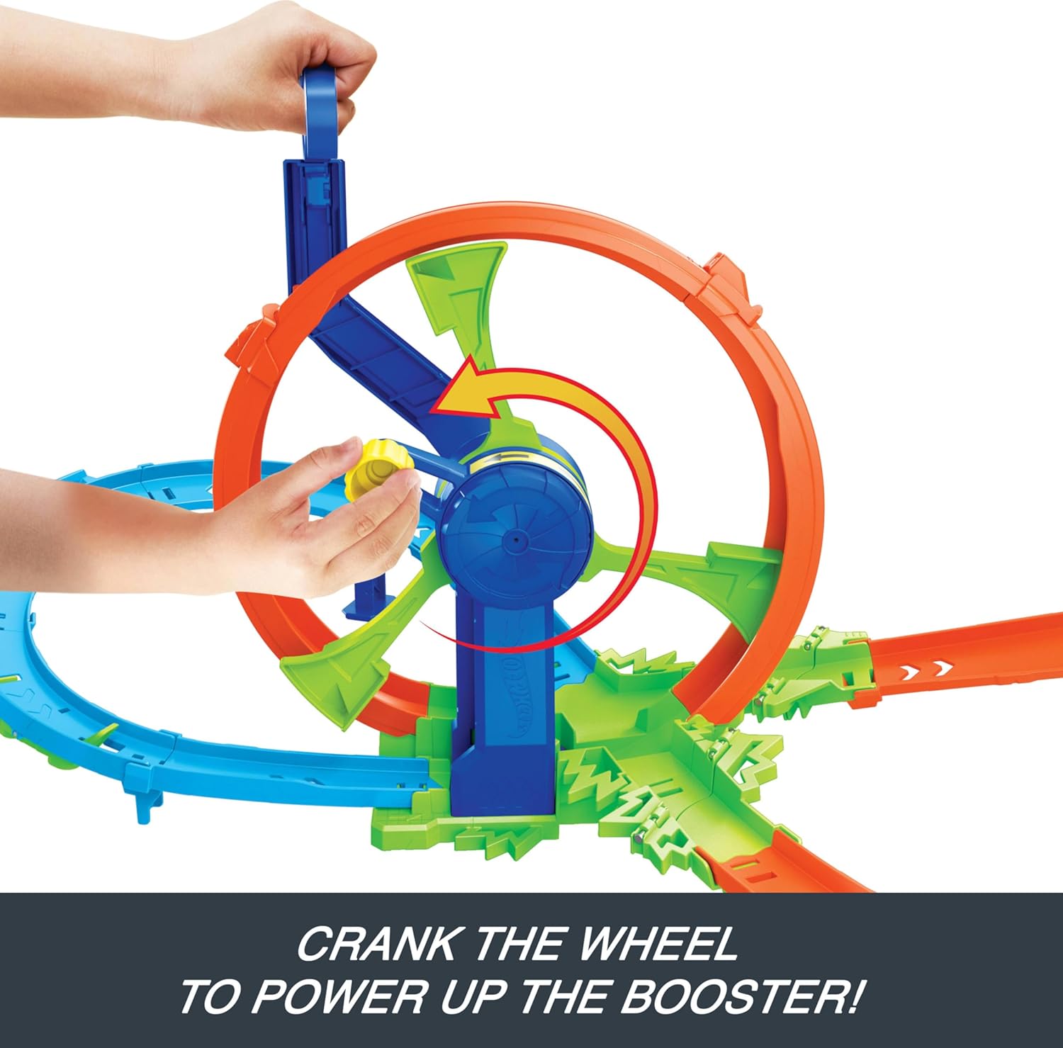 Hot Wheels Rapid Launch & Loop Playset With 1:64 Scale Die-Cast Toy Car, Crash & Track Set for Kids Ages 3 Years & Up