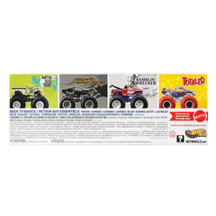 Hot Wheels Monster Trucks Back to Basics Pack 1:64 Scale Monster Trucks Set of 4 with Giant Wheels