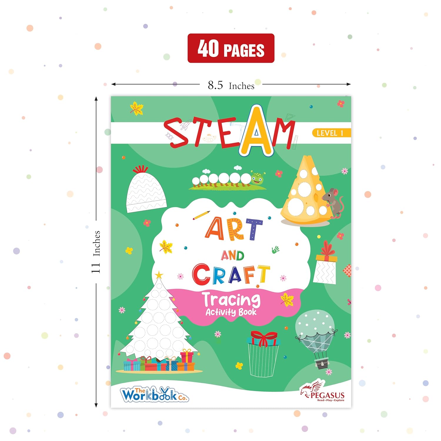 Pegasus Steam - Art & Craft - Tracing Activity Book