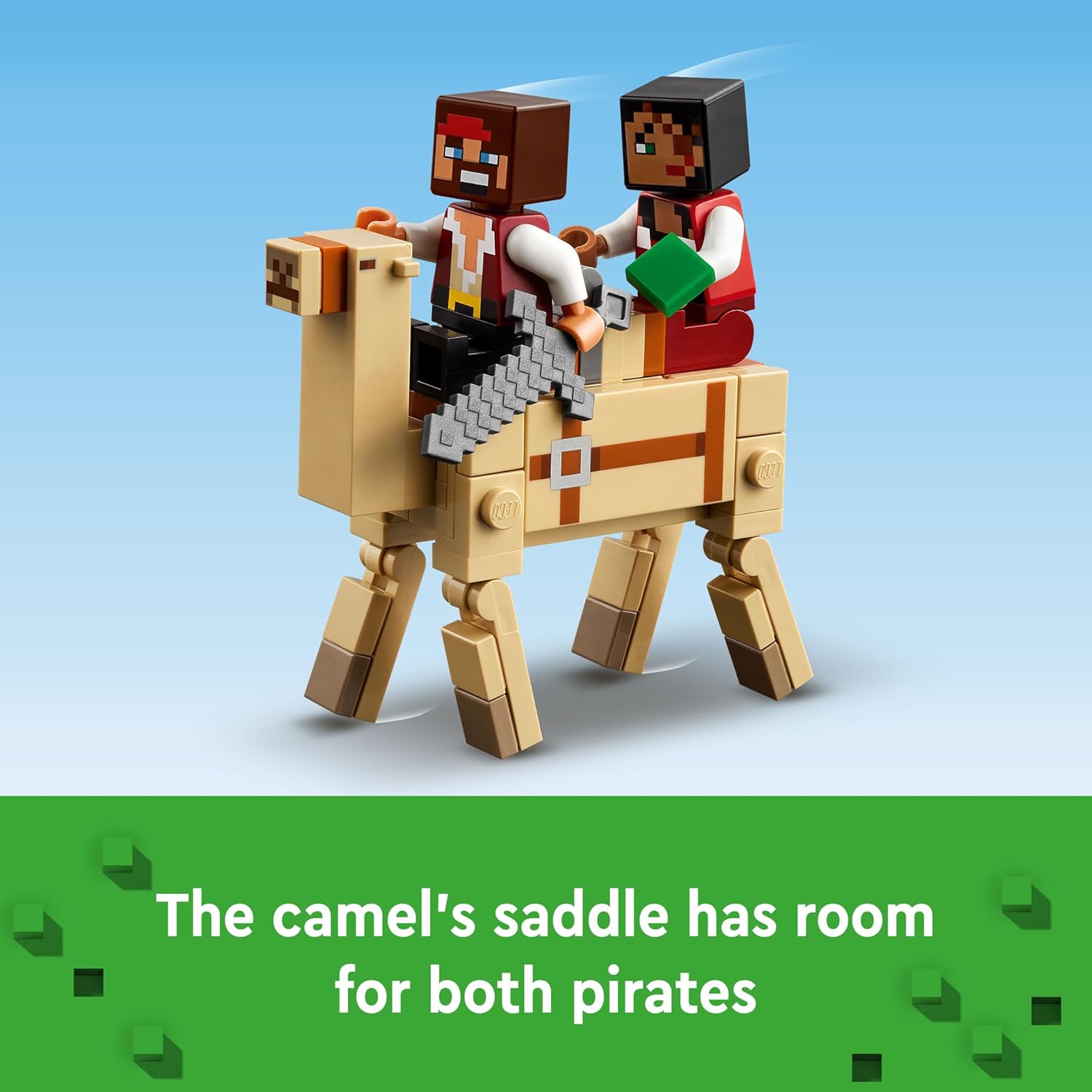 LEGO Minecraft The Pirate Ship Voyage Boat Playset Kit for Ages 8+