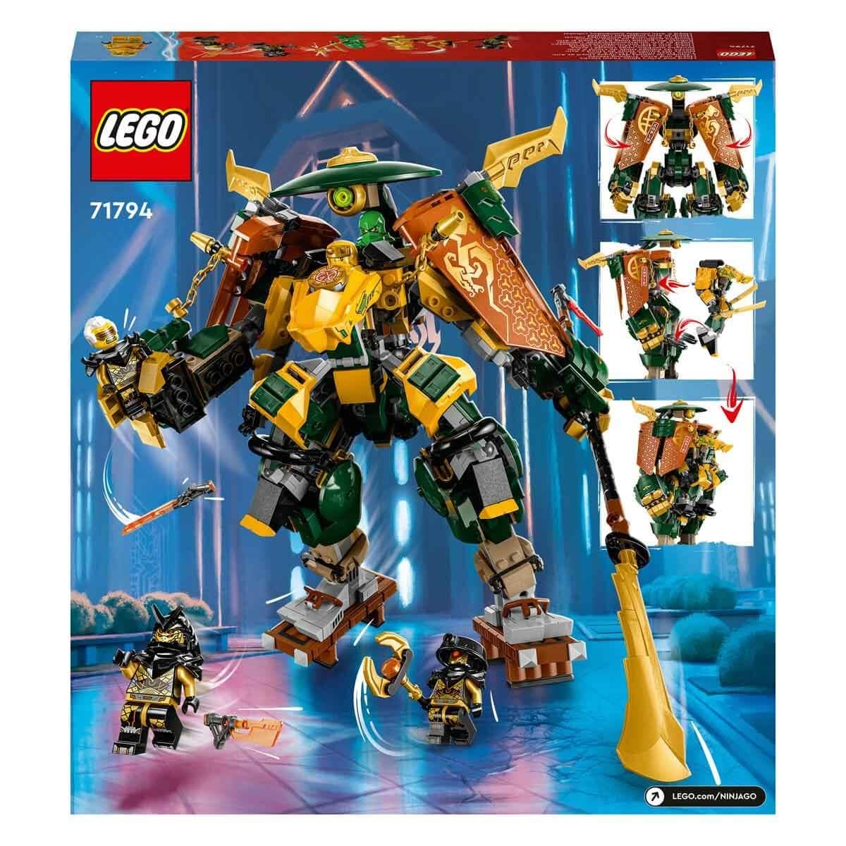 LEGO Ninjago Lloyd and Arin’s Ninja Team Mechs Building Kit For Ages 9+