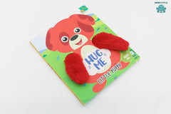 Booktopus Hug Me Hand Puppet Board Book - Little Puppy Interactive Bedtime Story with Soft Arms - Early Learning Books for Kids 4+