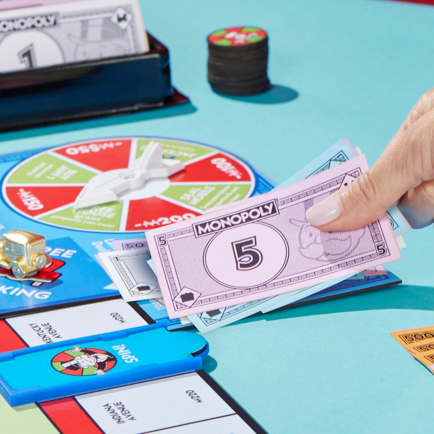 Monopoly Free Parking Jackpot Expansion | Add More Fun to Classic Monopoly Game and Play Faster For Kids Ages 8+