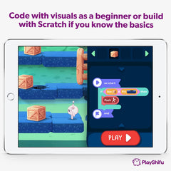 PlayShifu Tacto Coding - Interactive STEM Visual Coding Game for Kids Ages 4 Years & Up (Tablet Not Included)