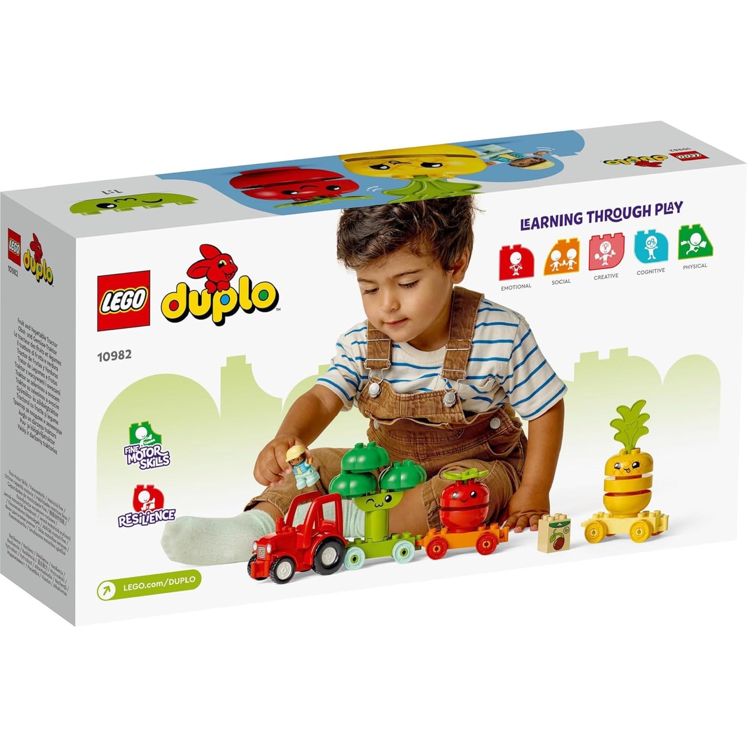 LEGO Duplo My First Fruit and Vegetable Tractor Building Kit for Ages 2+