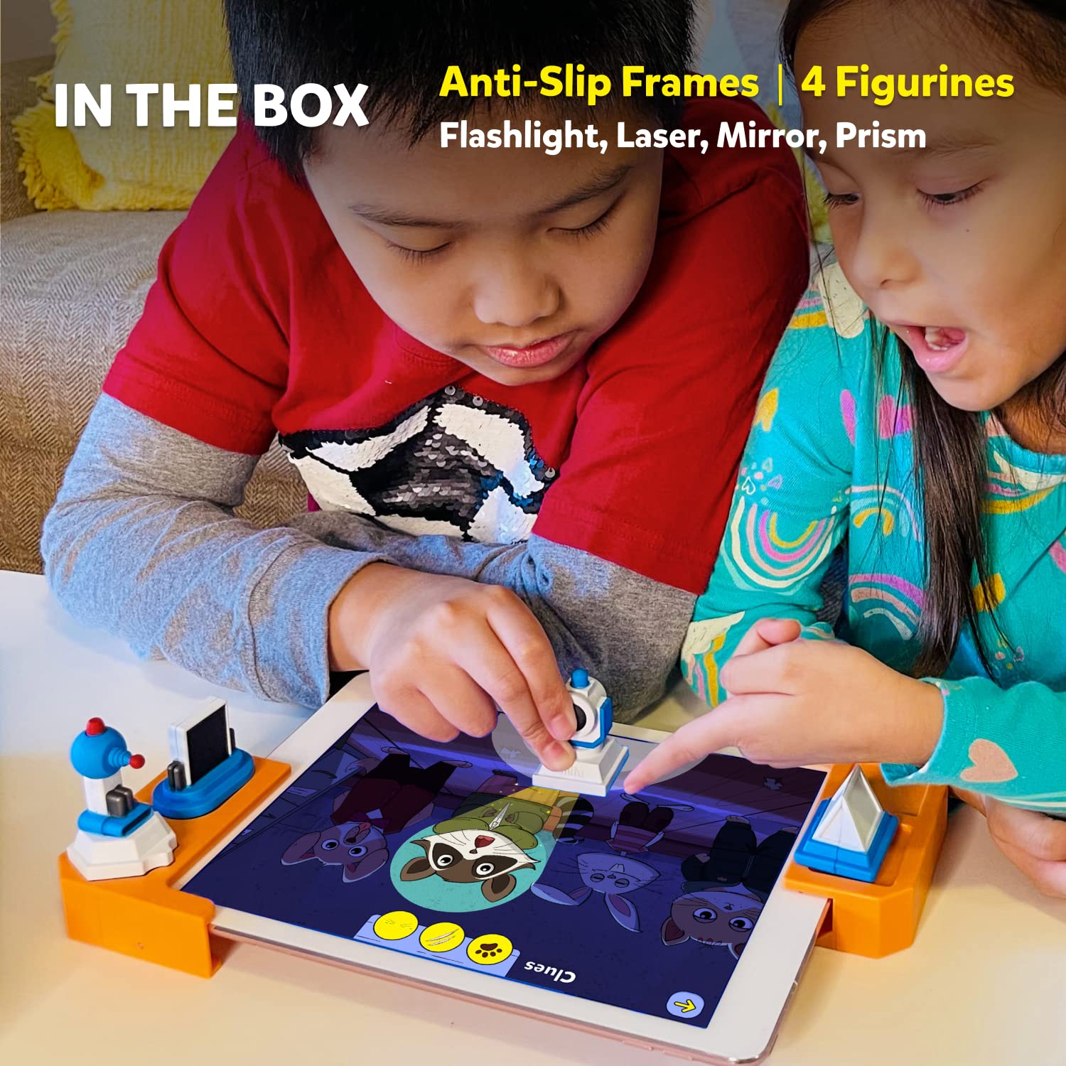 PlayShifu Tacto Laser - Interactive STEM Educational Toy Science Kit for Kids Ages 4 Years & Up (Tablet Not Included)