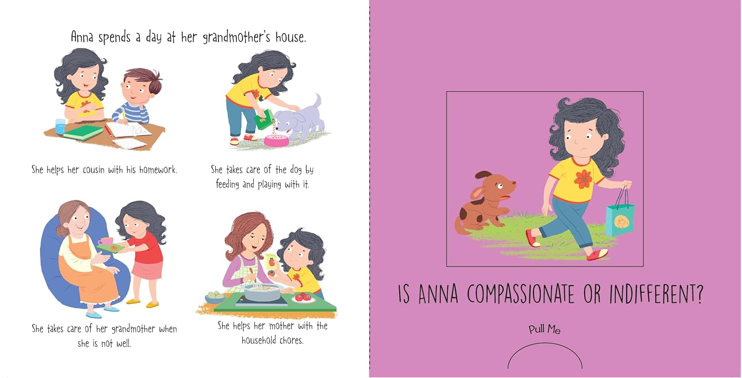 Booktopus Slide and Learn Board Book - My Emotions Emotional Learning Book - Interactive Books for Kids 4+