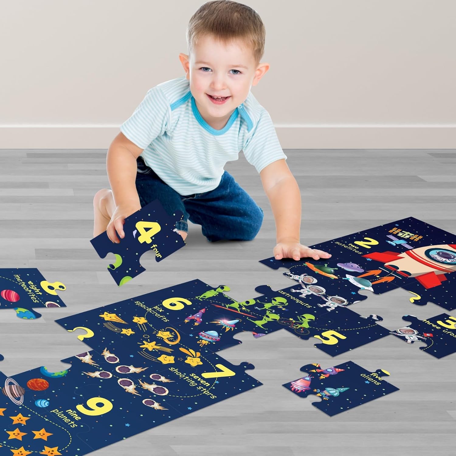 Buy FLO Toys 6 Feet Puzzle Numbers Floor Puzzle For Kids,Ages, 2 ...