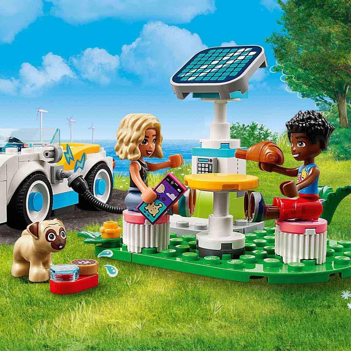 LEGO Friends Electric Car and Charger Building Kit For Ages 6+