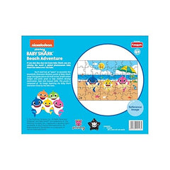 Funskool-Baby Shark Beach Adventure,Educational,48 Pieces,Puzzle,for 4 Year Old Kids and Above,Toy