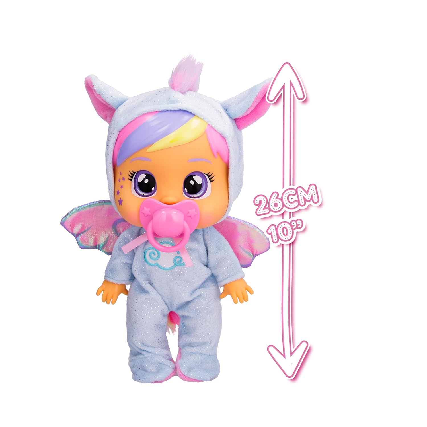 Cry Babies 11'' Loving Care Fantasy Jenna Doll With Tears And Sounds Feature For Baby And Toddlers Ages 18 Months And Up