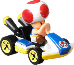 Hot Wheels Mario Kart #4 - 4 Fan-Favorite Characters Vehicle Collectible Gift Set for Kids & Fans Ages 3 Years Old & Up
