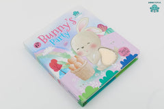 Booktopus Touch and Feel Board Book - Bunny's Party Sensory Book for Toddlers - Textured Baby Books for 4+