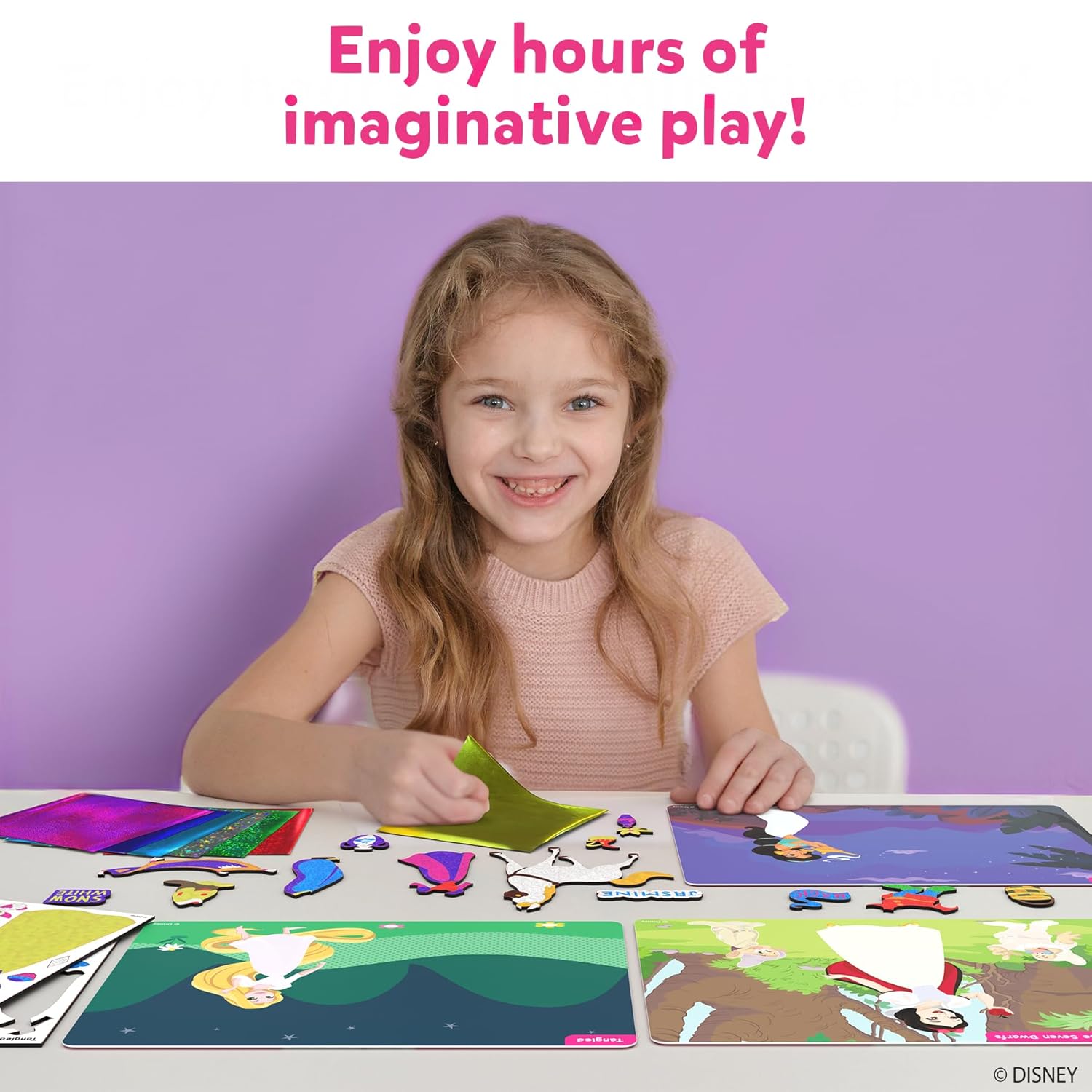 Skillmatics Foil Fun Disney Princess No Mess Art Kit For Kids Ages 4+