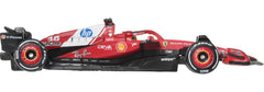 Hot Wheels Race Team Scuderia Ferrari HP (#16) 1:64 Scale Premium Die-Cast Formula 1 Collectible Toy Race Car with Real Riders Tires & Metal/Metal Body & Chassis for Collectors