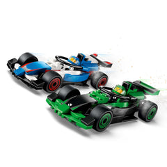 LEGO City F1 Grid with VCARB & Sauber Race Cars Toy Vehicle Set Building Kit For Ages 6 Years & Up