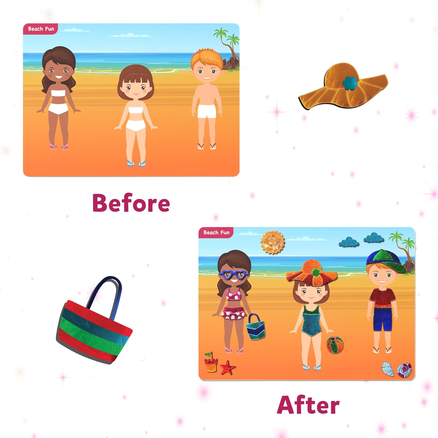 Skillmatics Foil Fun: Dress Up No Mess Art Kit For Kids Ages 4+