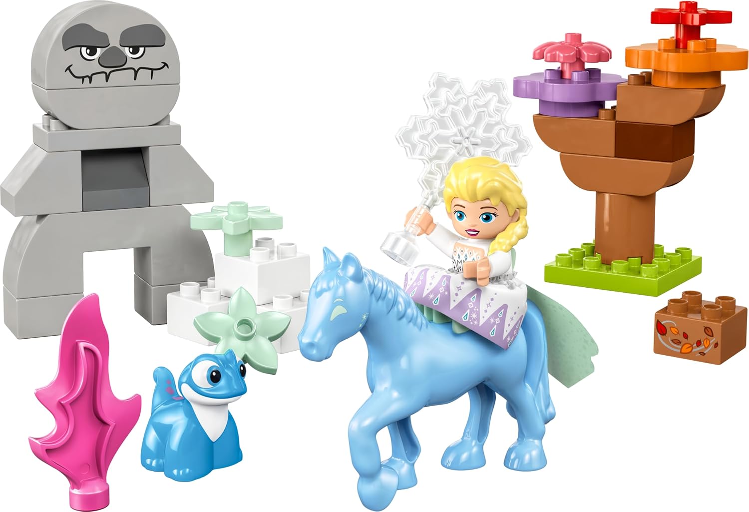LEGO DUPLO Disney Elsa & Bruni in The Enchanted Forest Building Kit For Ages 2+