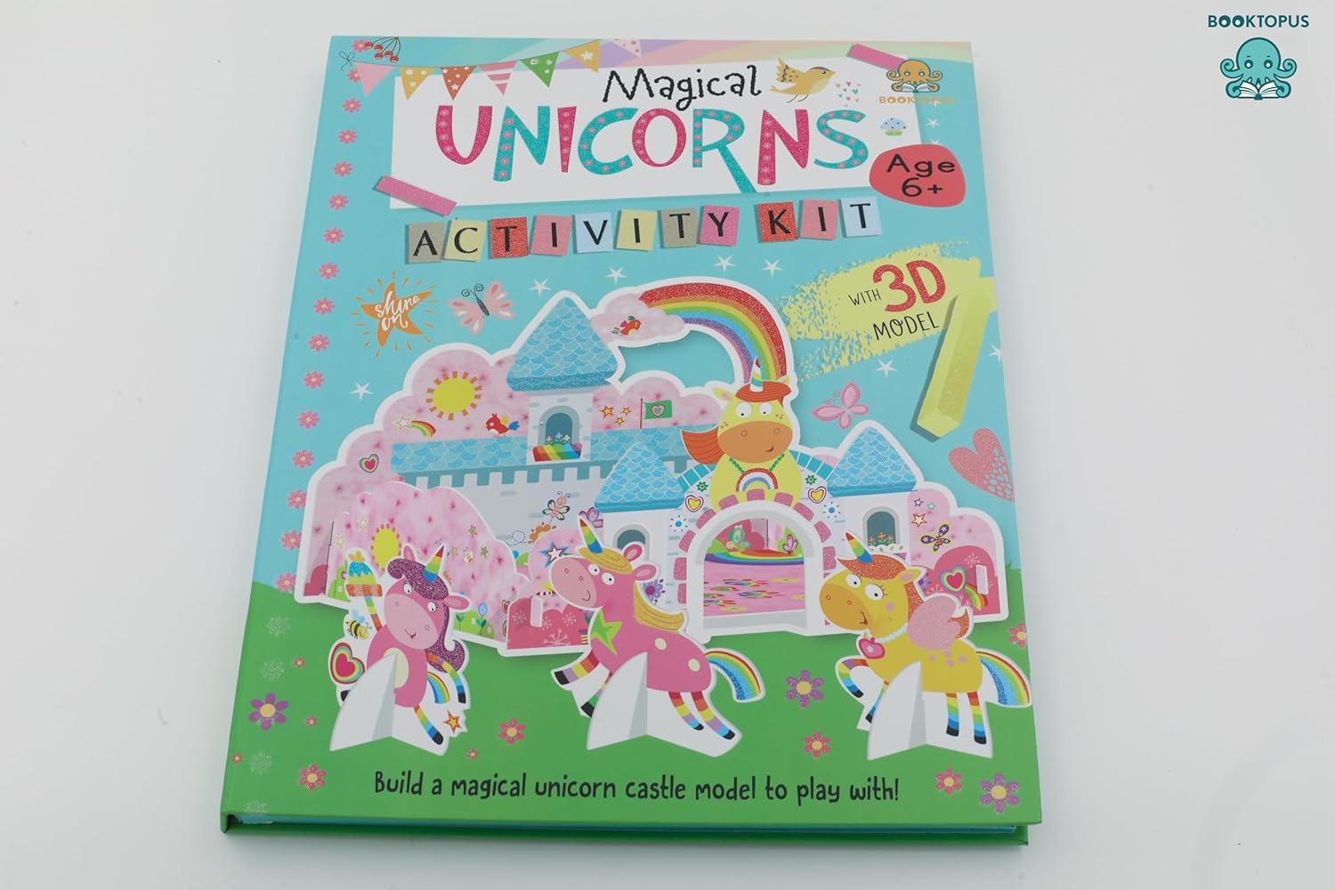 Booktopus Build It Activity Kit - Magical Unicorns Model Making Kit with Book - DIY Craft Kit for Kids 6+