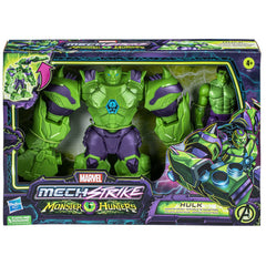 Marvel Avengers Mech Strike Monster Hunters Monster Smash with 6-Inch-Scale Hulk Deluxe Action Figure for Kids Ages 4 Years and Up