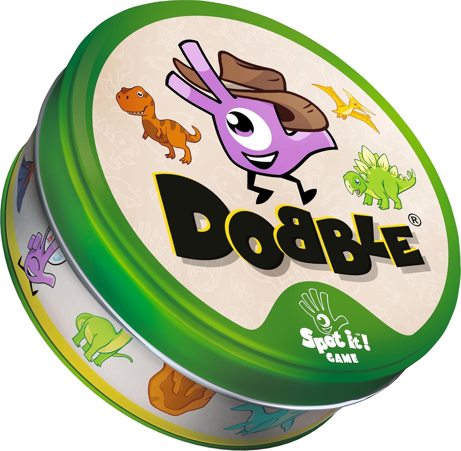 Funskool Asmodee Dobble Dinosaurs Family Card Game, 2-8 Players, For Ages 4 Years & Up