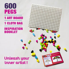 FLO Toys Peg Board Picasso Learning Kit For Kids Ages 6+
