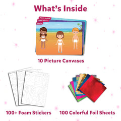 Skillmatics Foil Fun: Dress Up No Mess Art Kit For Kids Ages 4+