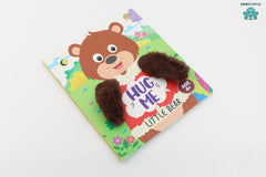 Booktopus Hug Me Hand Puppet Board Book - Little Bear Interactive Bedtime Story with Soft Arms - Early Learning Books for Kids 4+