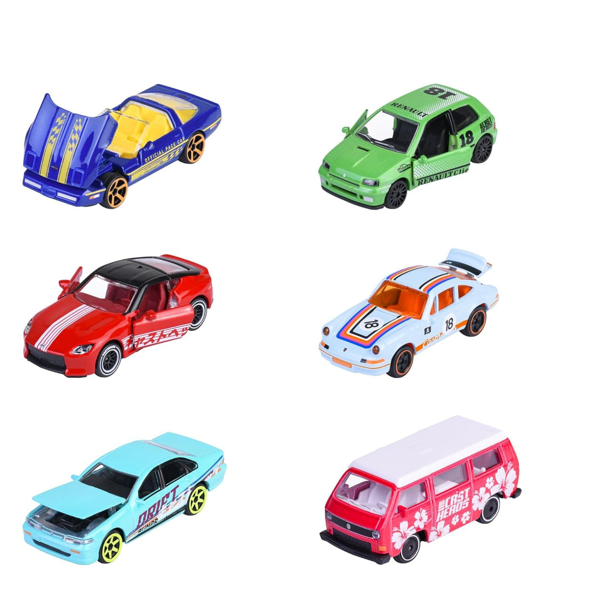 Majorette Auto CastHeads Premium - Metal Toy Car with Freewheel, Suspension & Opening Parts for Kids & Collectors Styles & Design May Vary - Only 1 Model Included